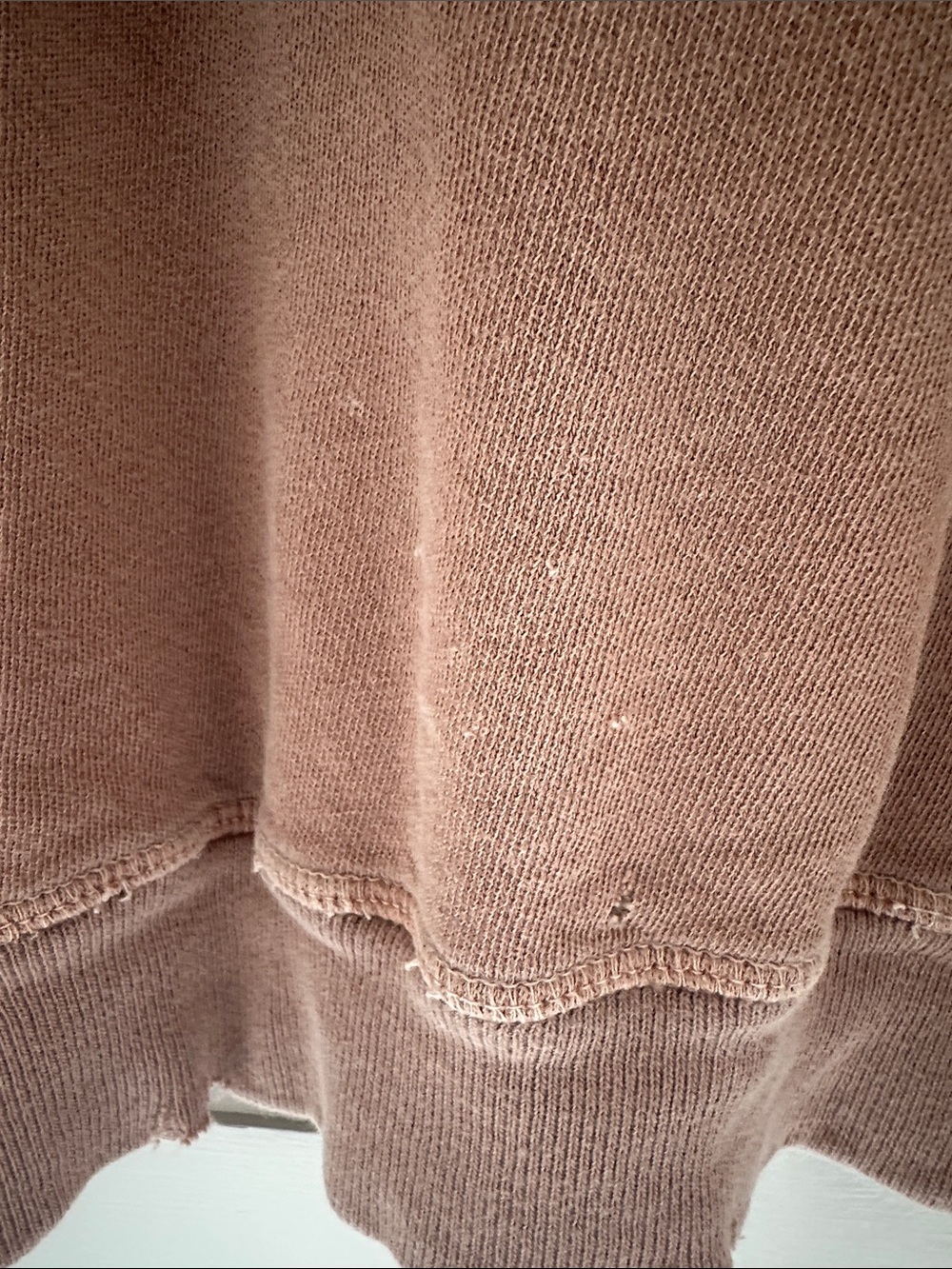 THE GREAT. College Sweatshirt Distressed Size 2 Medium M - Picture 3 of 6